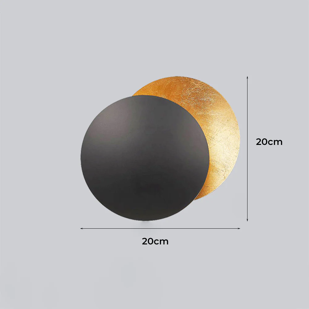 Modern Round Circle Creative Rotating Wall Light - Image 11