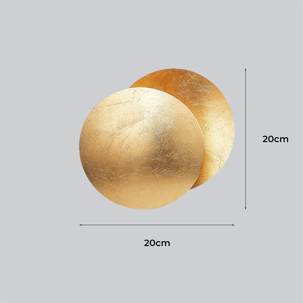 Modern Round Circle Creative Rotating Wall Light - Image 9