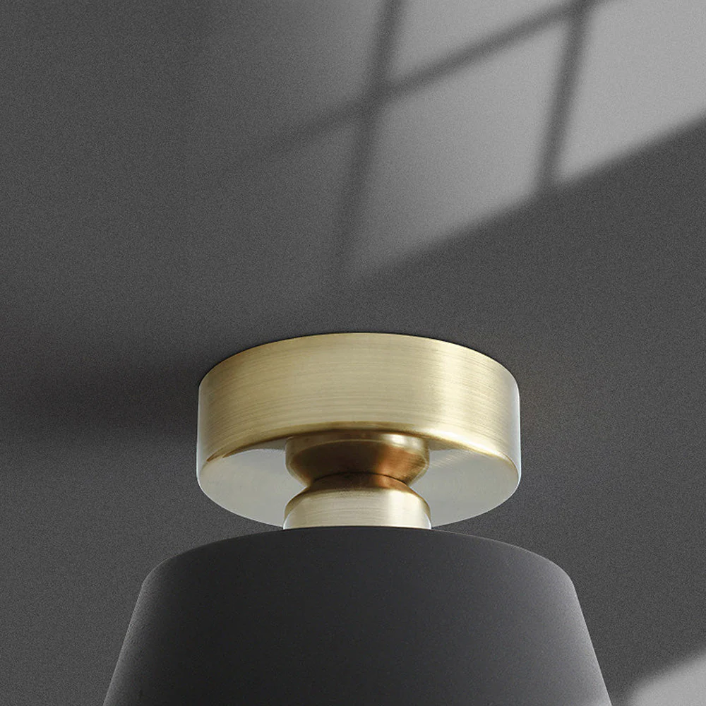 Scandinavian Conical Iron Shade Ceiling Light - Image 6