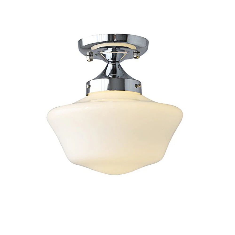 Scandinavian Cream Glass Shades Ceiling Light - Image 5