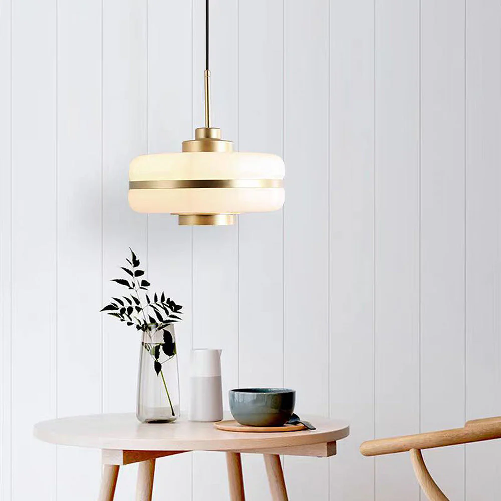 Scandinavian Elegance Glass Pendant Light - Image 4