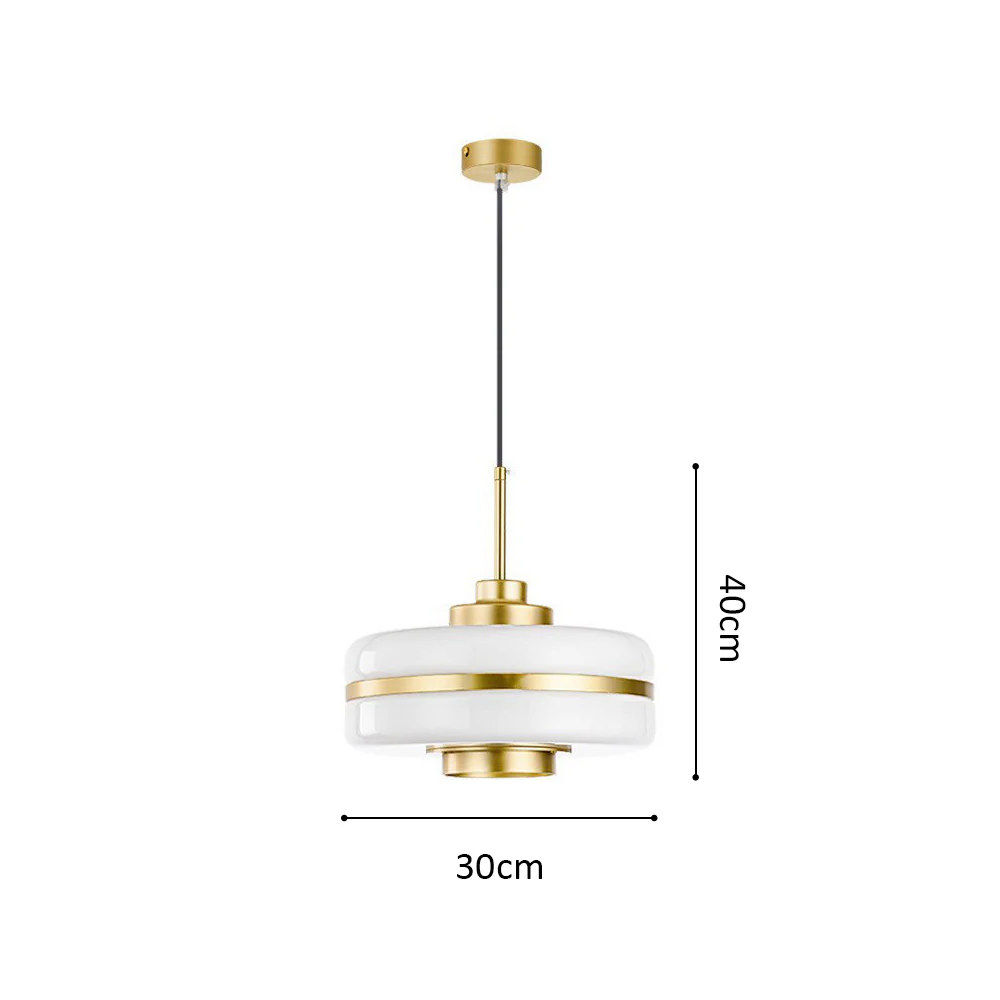 Scandinavian Elegance Glass Pendant Light - Image 6