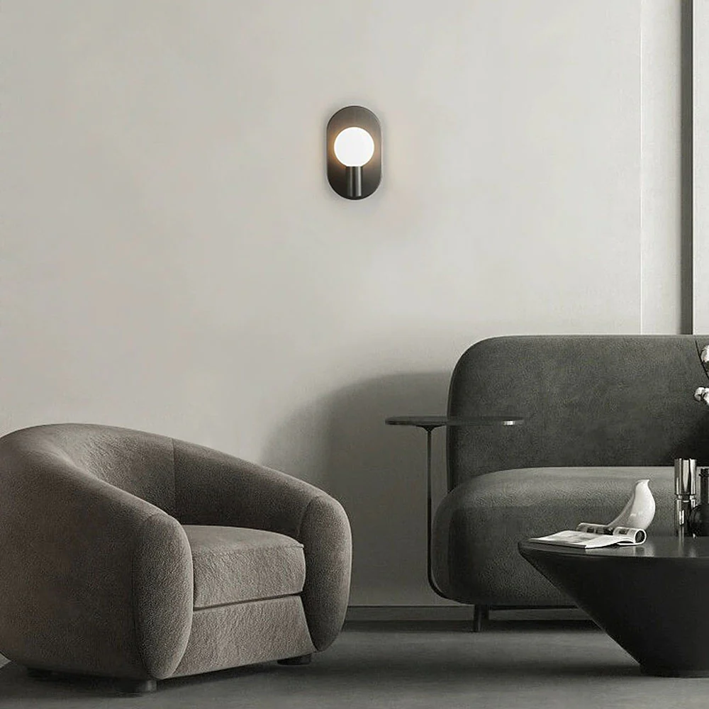 Scandinavian Simple Bedside Brass Wall Light - Image 10