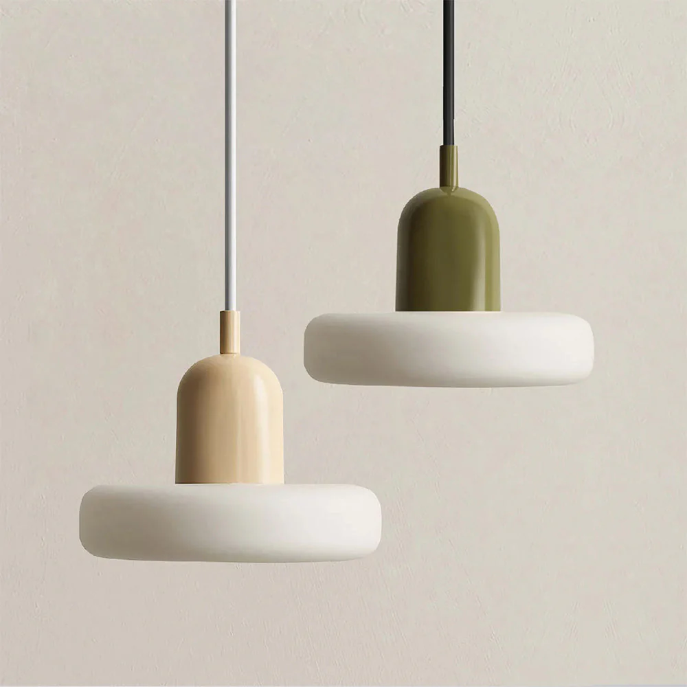 Scandinavian Simple Morandi Pendant Lamp - Image 7