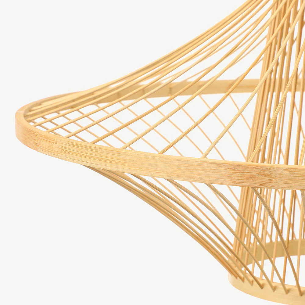 Short Handcrafted Woven Lantern Pendant Light For Living Room - Image 10