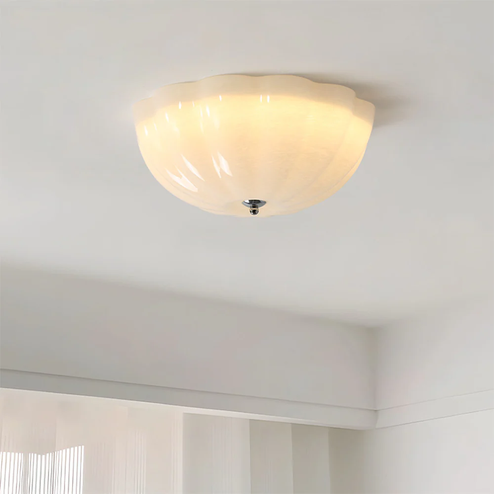 Simple French Retro LED Ceiling Lamp - Image 3