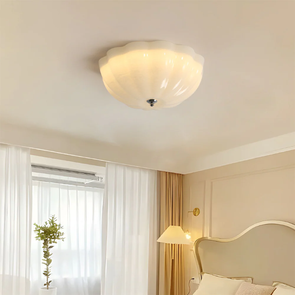 Simple French Retro LED Ceiling Lamp - Image 4