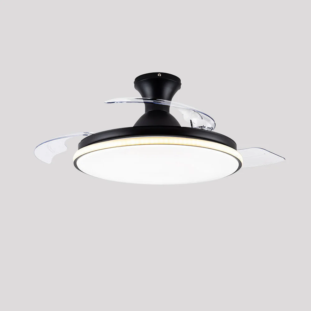 Simple Low Profile Ceiling Fan With LED Light - Image 17