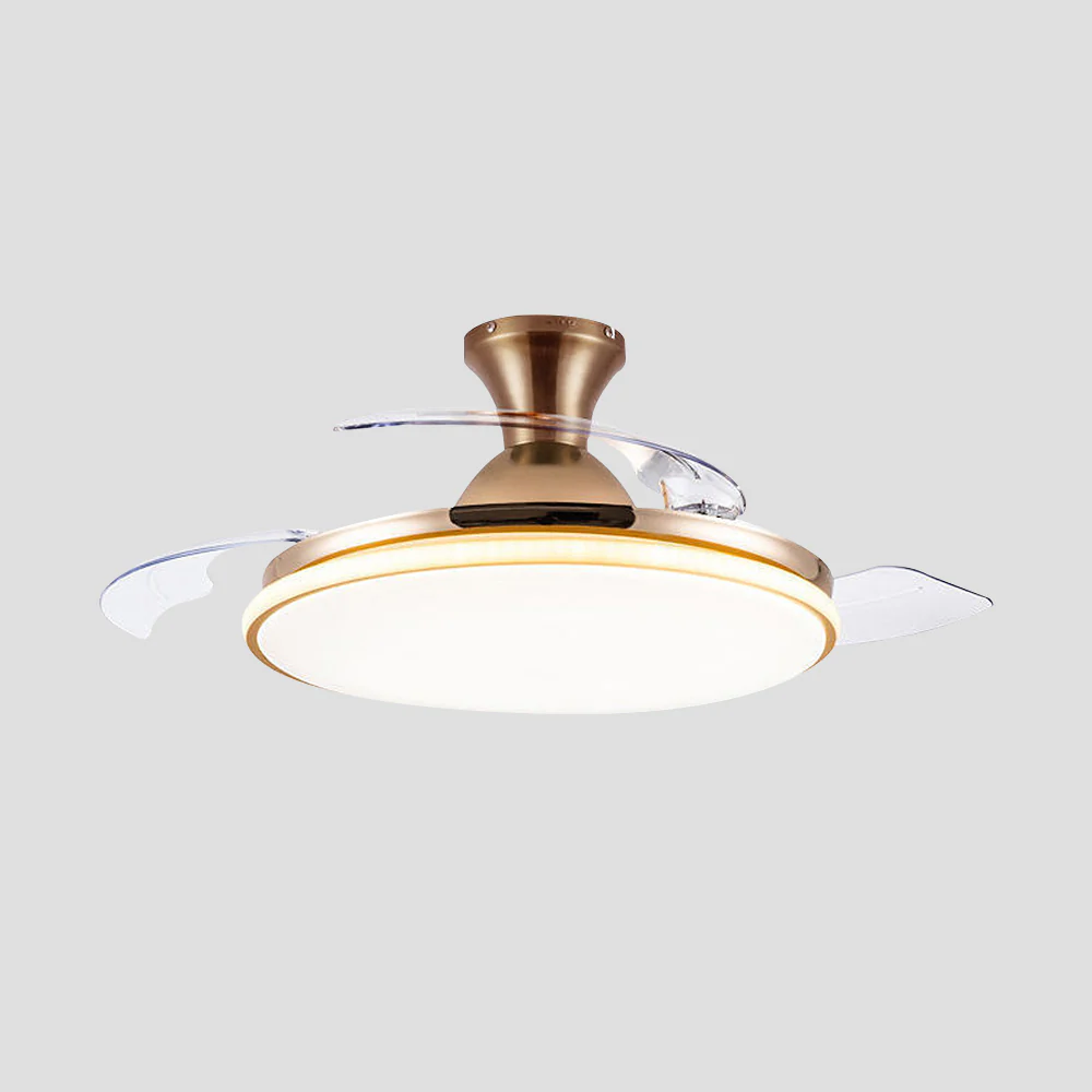 Simple Low Profile Ceiling Fan With LED Light - Image 18