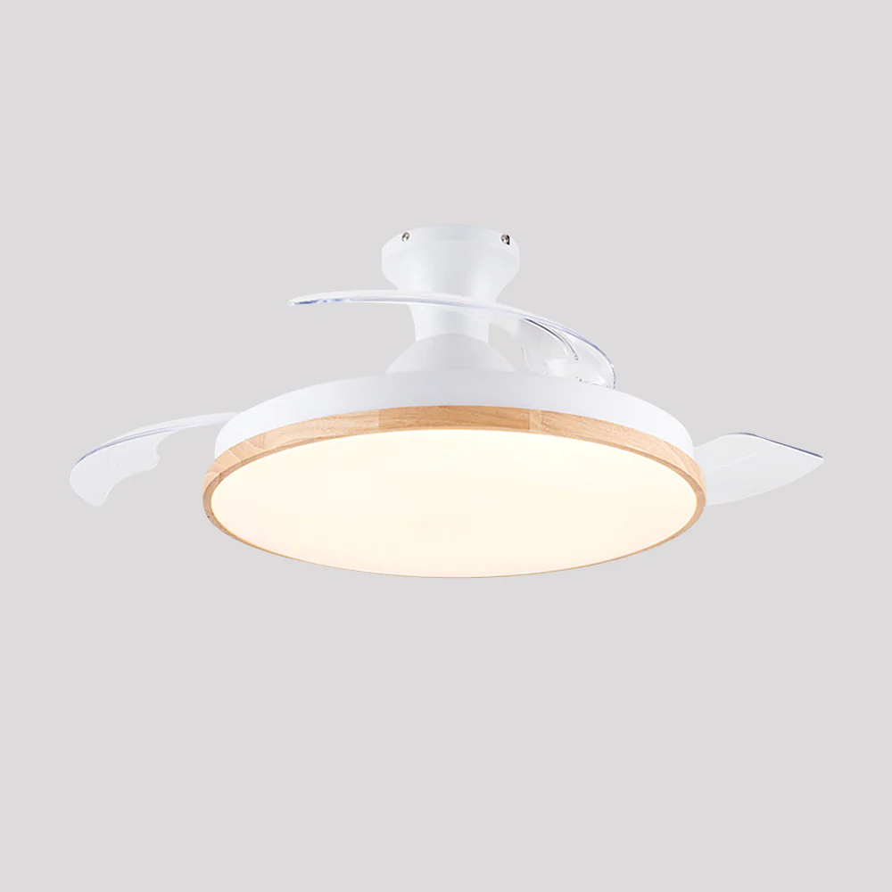 Simple Low Profile Ceiling Fan With LED Light - Image 19