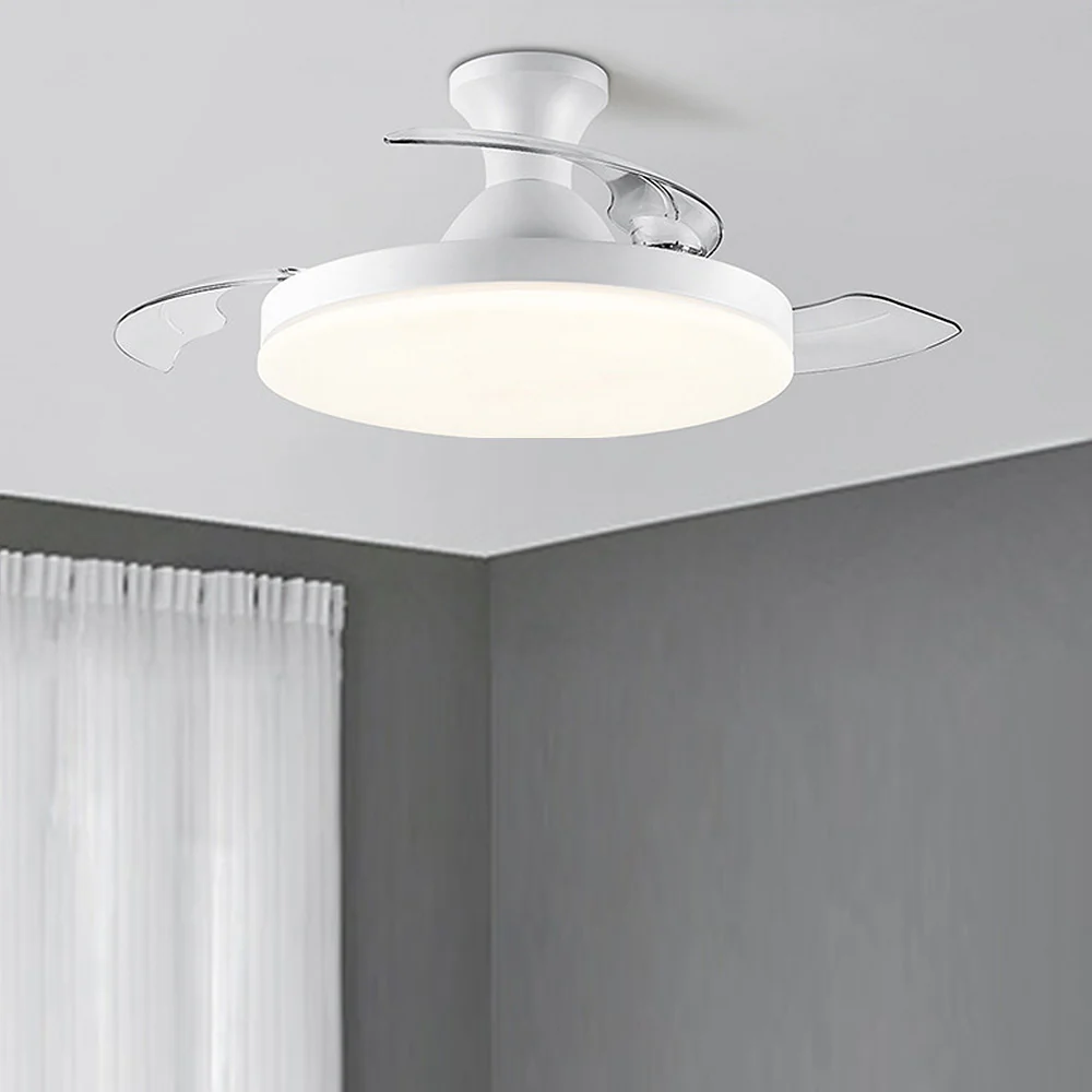 Simple Low Profile Ceiling Fan With LED Light - Image 3