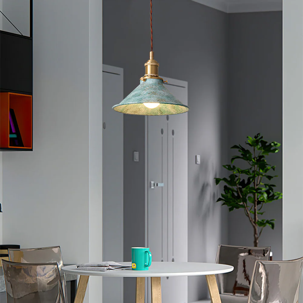 Retro Industrial Metal Fanale Pendant Light - Image 8