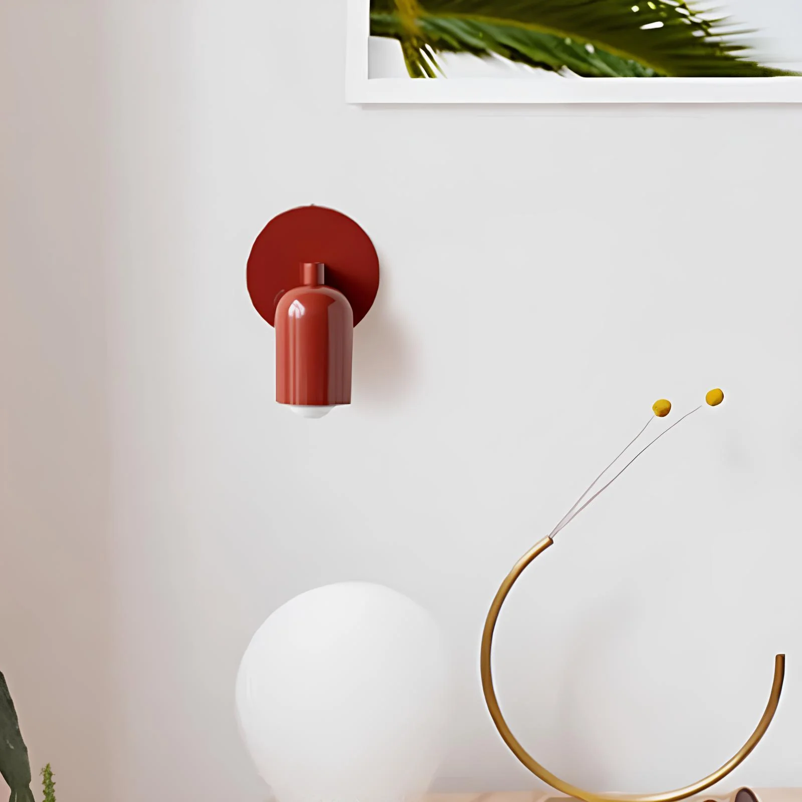 Simple Modern Small Stained Wall Sconce - Image 4