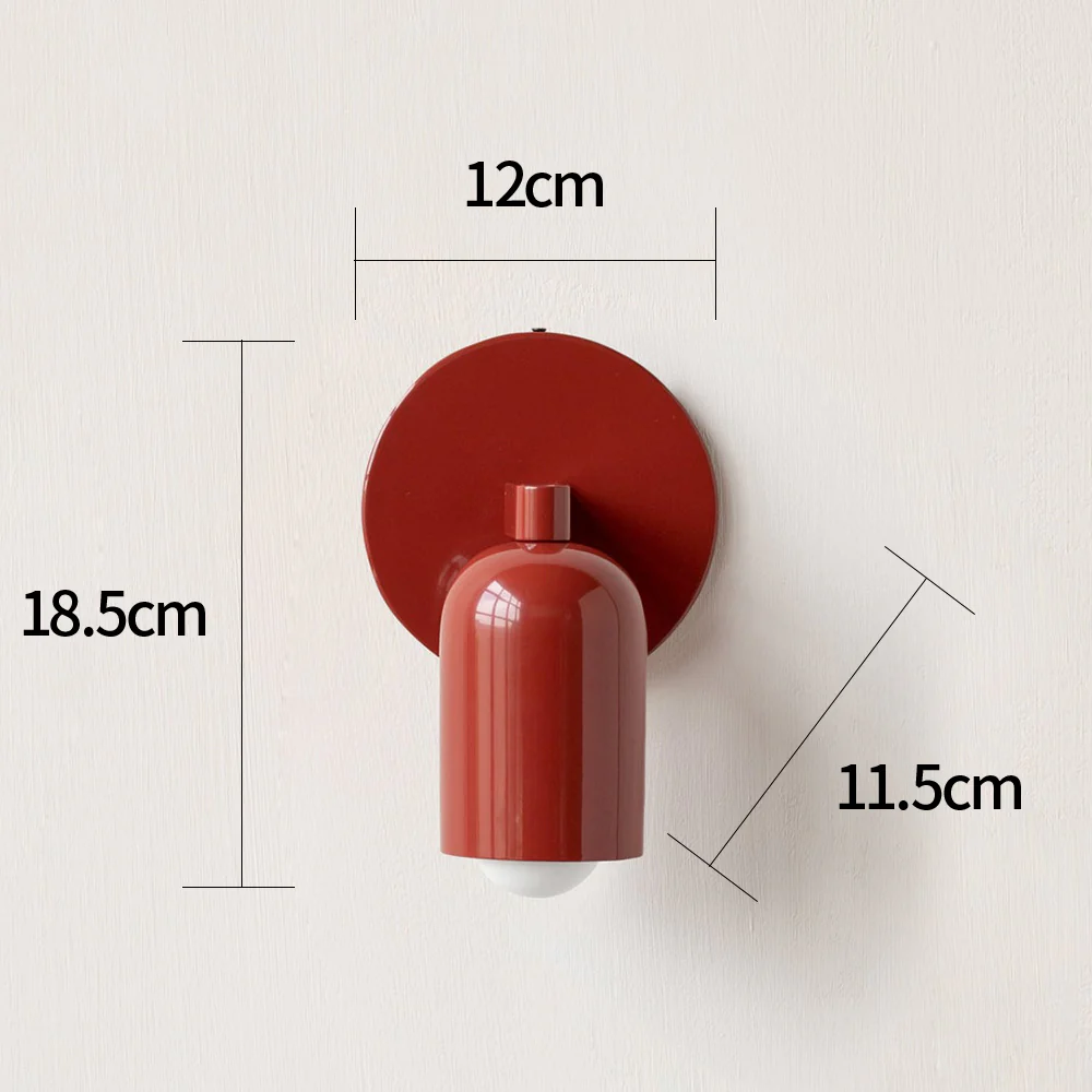 Simple Modern Small Stained Wall Sconce - Image 6