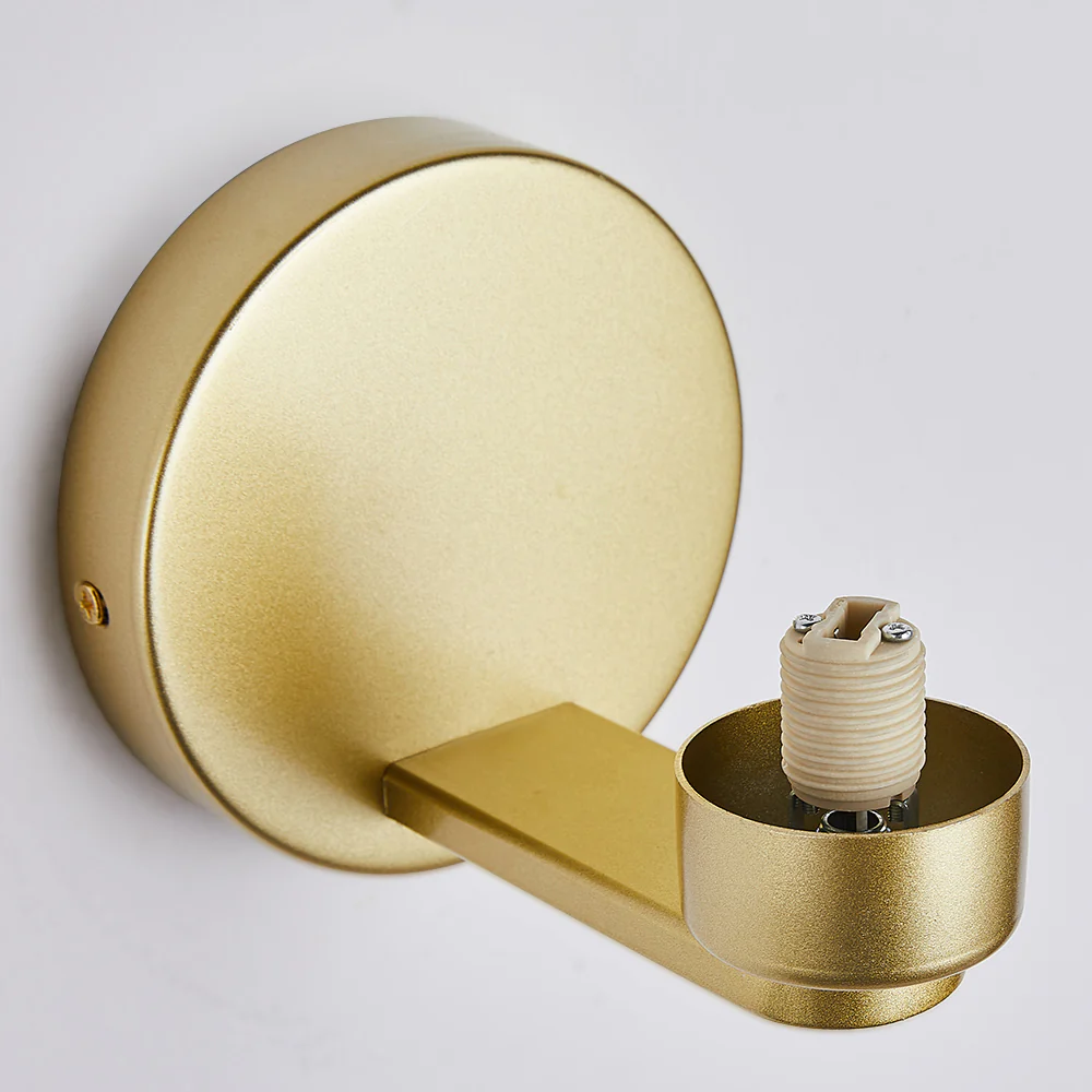 Simple Round Modern Glass Bedroom Wall Light - Image 10
