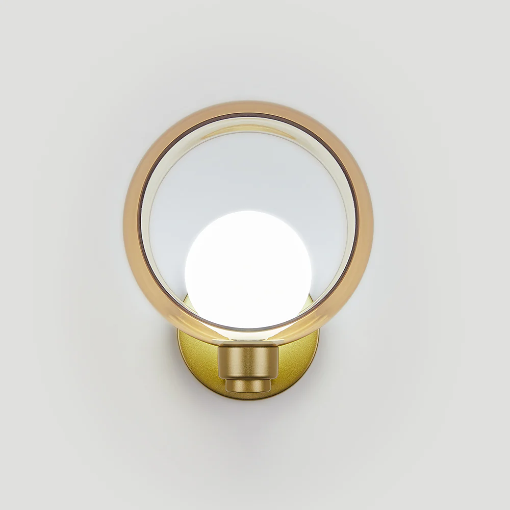 Simple Round Modern Glass Bedroom Wall Light - Image 18