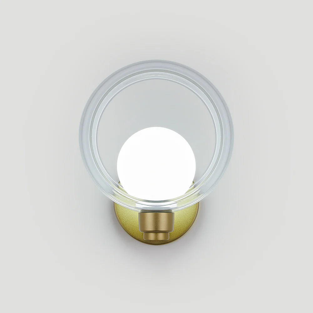 Simple Round Modern Glass Bedroom Wall Light - Image 25
