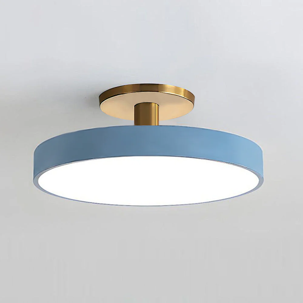 Simple Semi-Flush Mount Acrylic LED Ceiling Light - Image 11