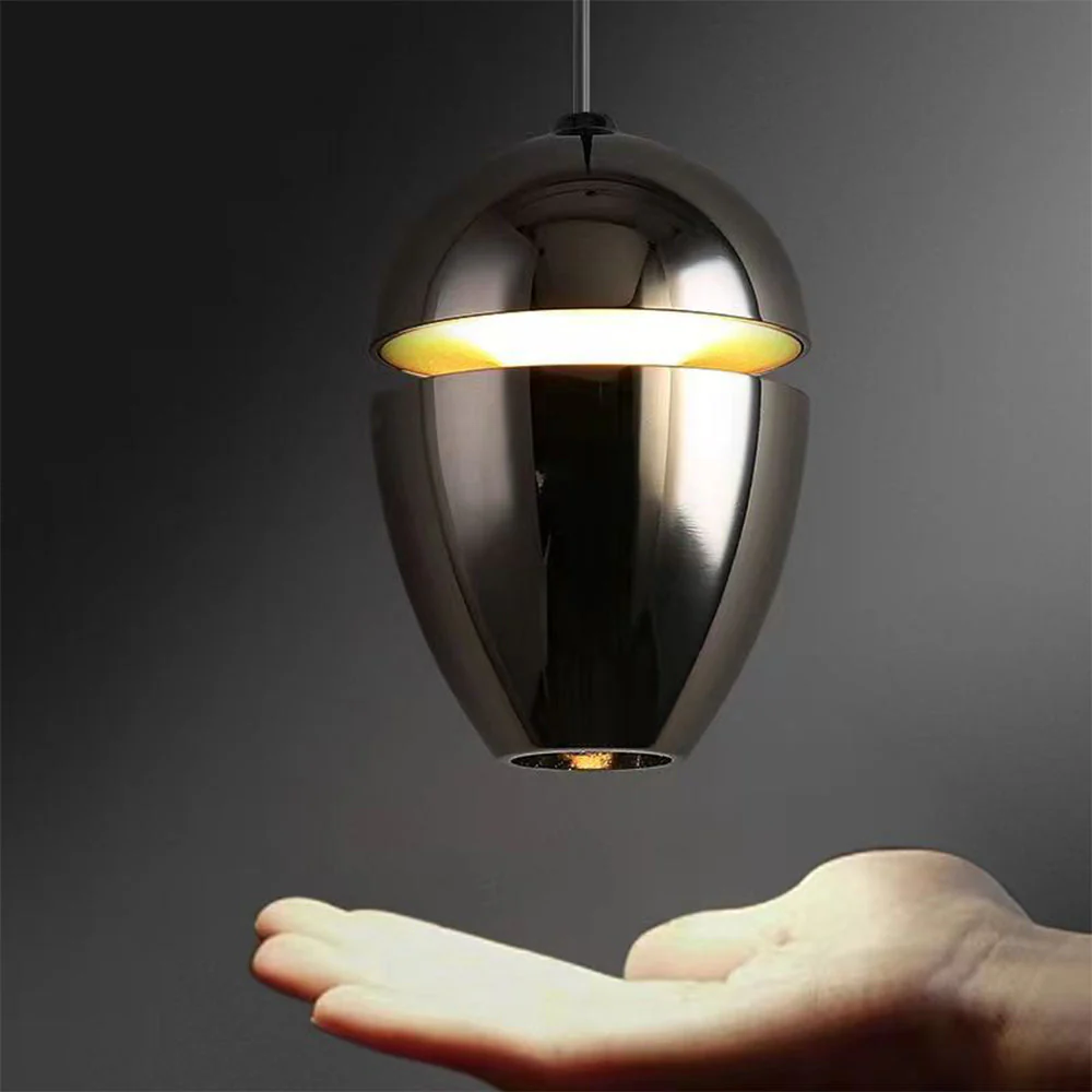 Simple Small 1-Light Bedside Pendant Light for Bedroom