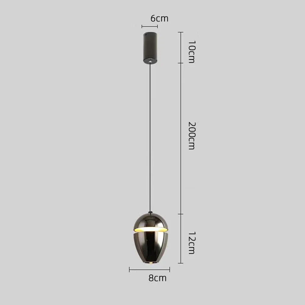 Simple Small 1-Light Bedside Pendant Light for Bedroom - Image 15