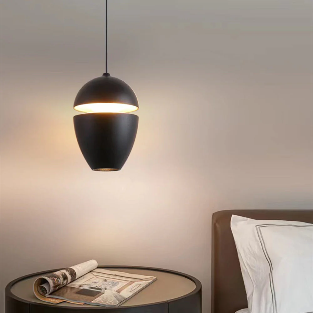 Simple Small 1-Light Bedside Pendant Light for Bedroom - Image 4