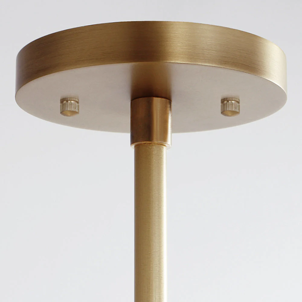 Retro Single Head Brass Simple Pendant Light - Image 3