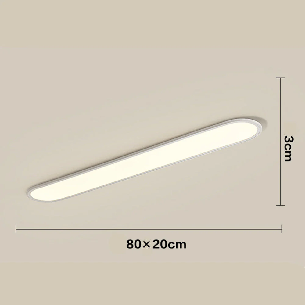 Simplistic Modern Strip LED Ceiling Light - Image 12