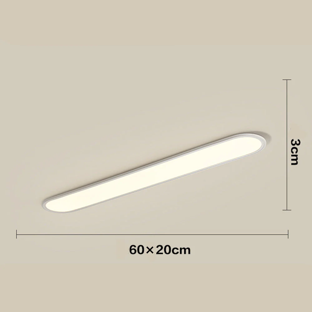 Simplistic Modern Strip LED Ceiling Light - Image 13
