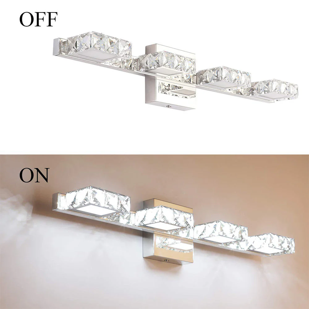 Stainless Modern Bathroom Vanity Wall Lights - Image 4