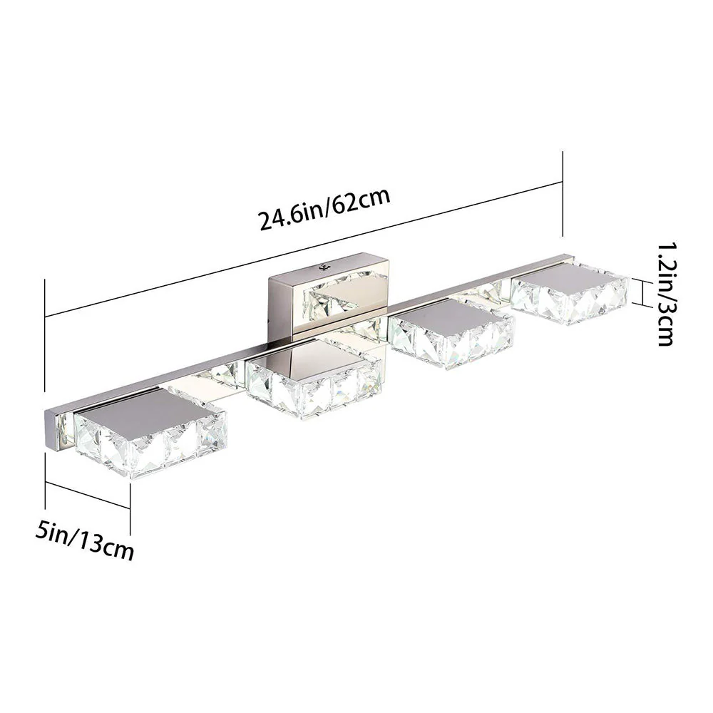 Stainless Modern Bathroom Vanity Wall Lights - Image 6