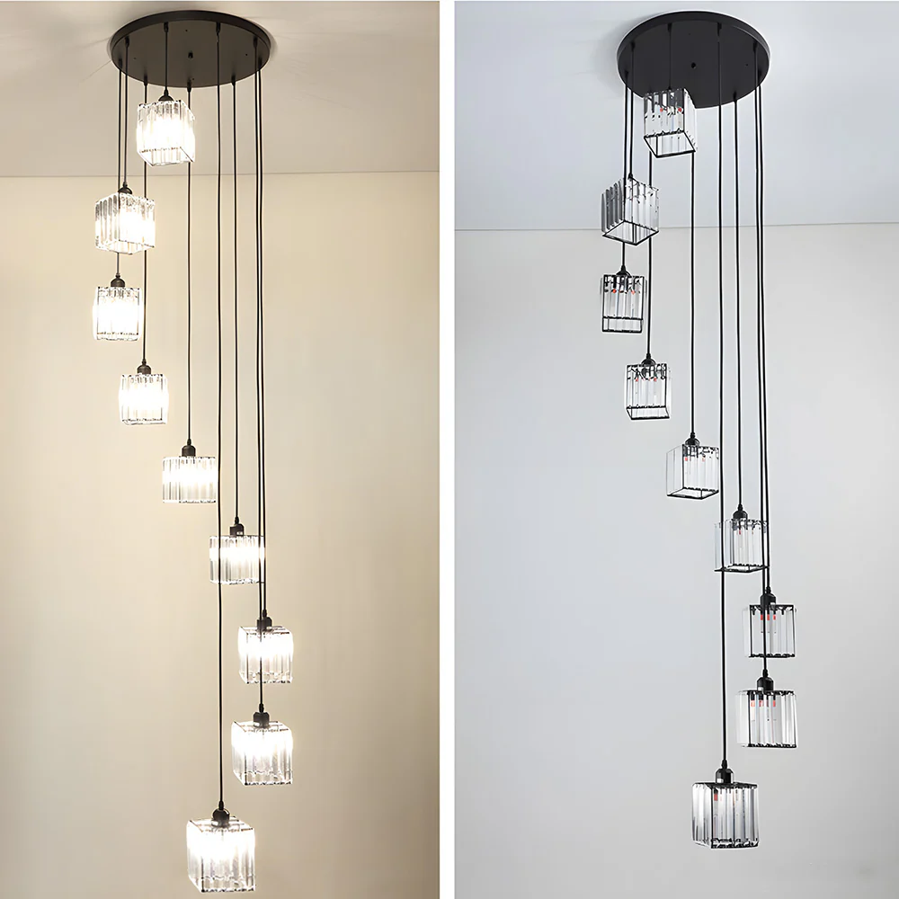 Staircase Modern Iron Pendant Lights - Image 21