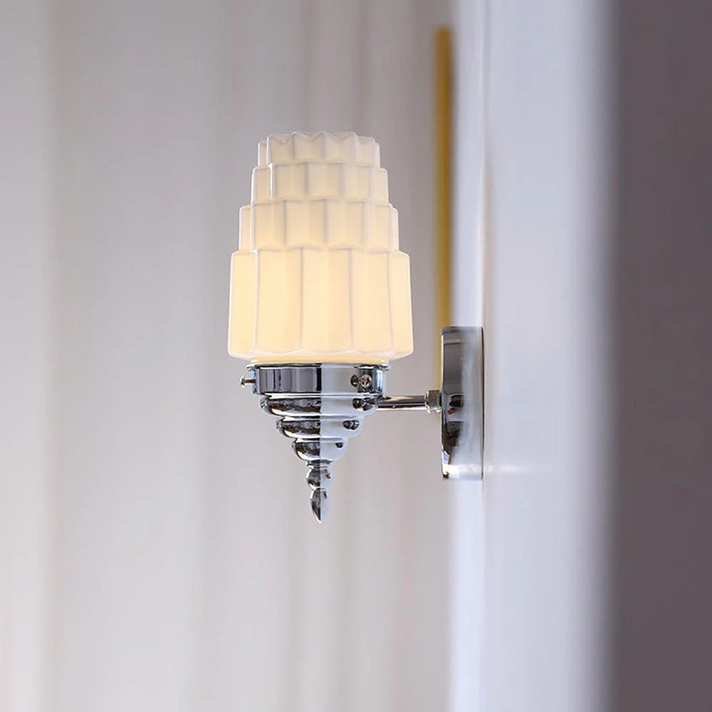 Stylish Art Decor White Shade Nordic Wall Light