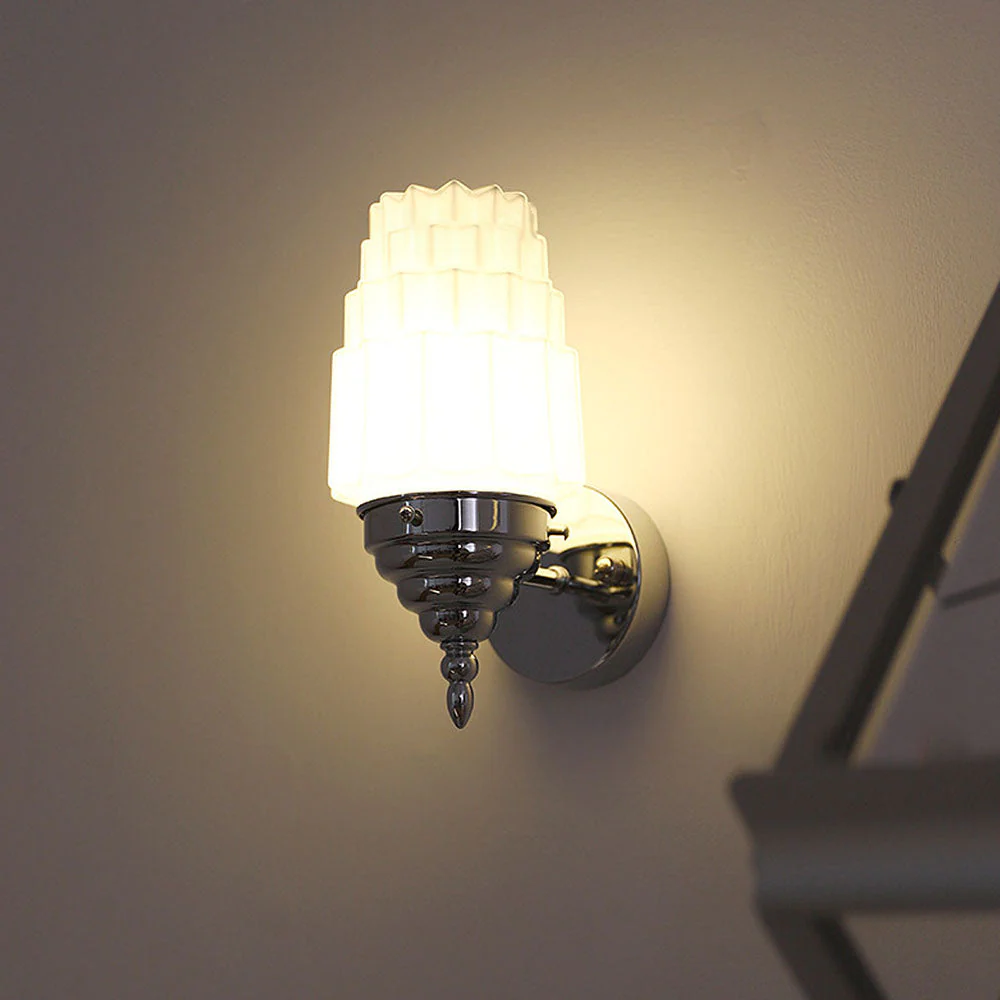 Stylish Art Decor White Shade Nordic Wall Light - Image 10