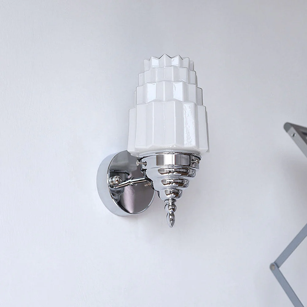 Stylish Art Decor White Shade Nordic Wall Light - Image 2