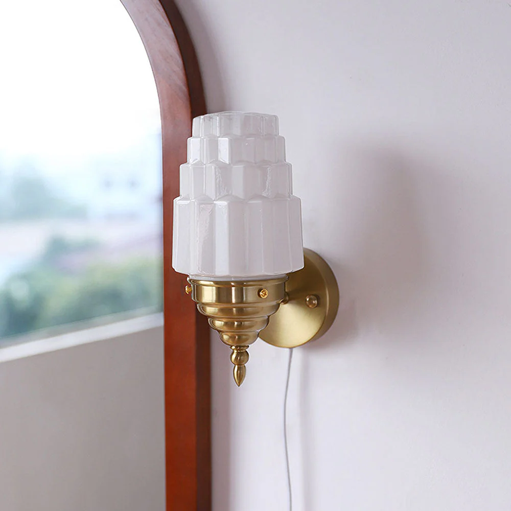 Stylish Art Decor White Shade Nordic Wall Light - Image 9