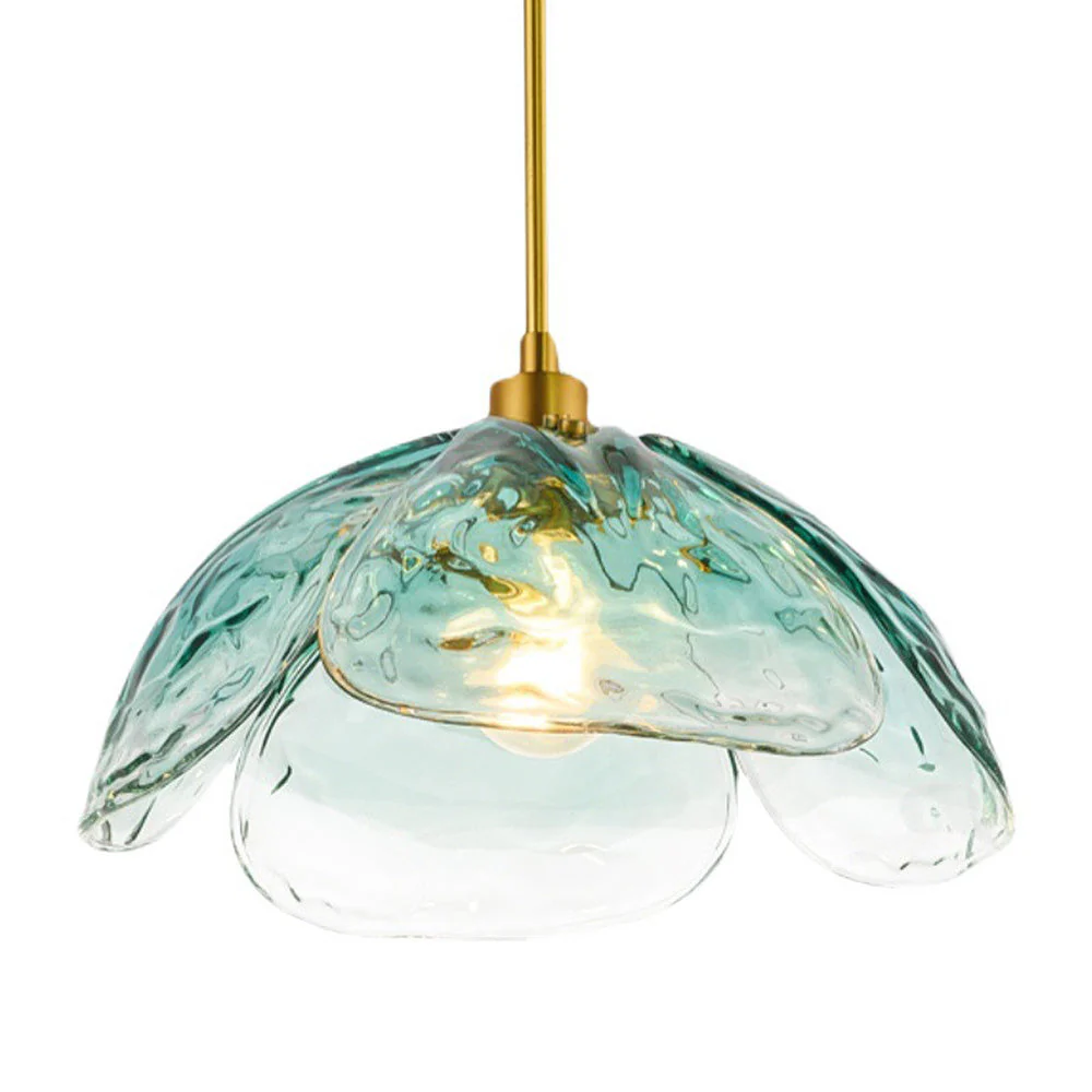 Stylish Flower Shape Glass Rod Pendant Light - Image 17