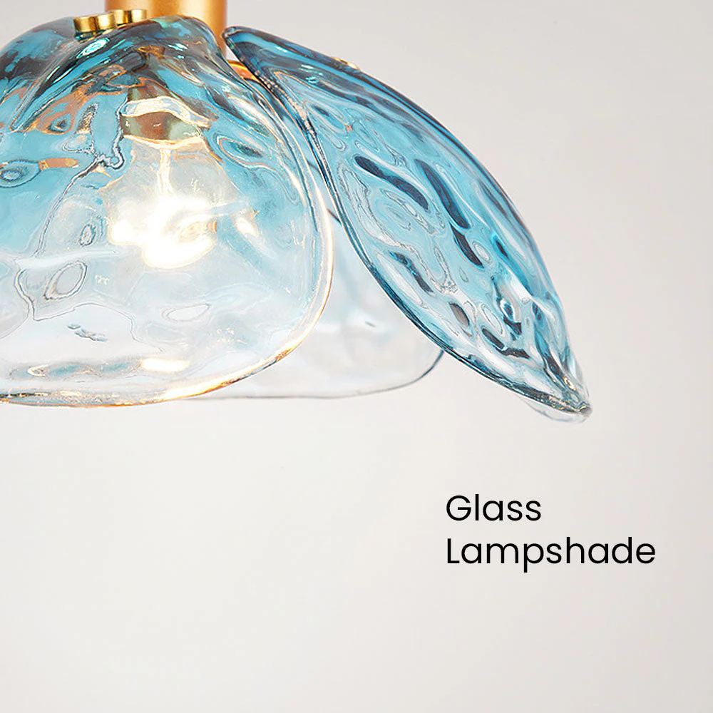 Stylish Flower Shape Glass Rod Pendant Light - Image 20