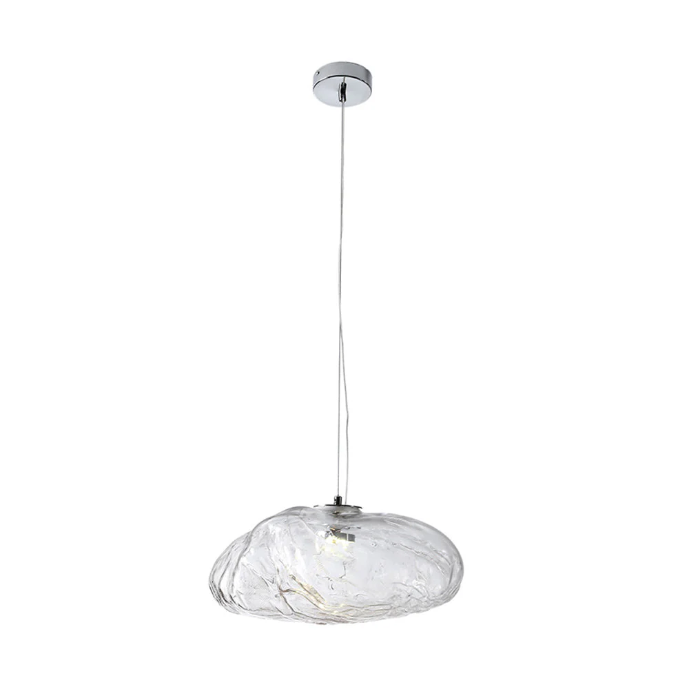 Stylish Glass Cloud Shape Pendant Light Indoor Fixture Decorative Light - Image 7