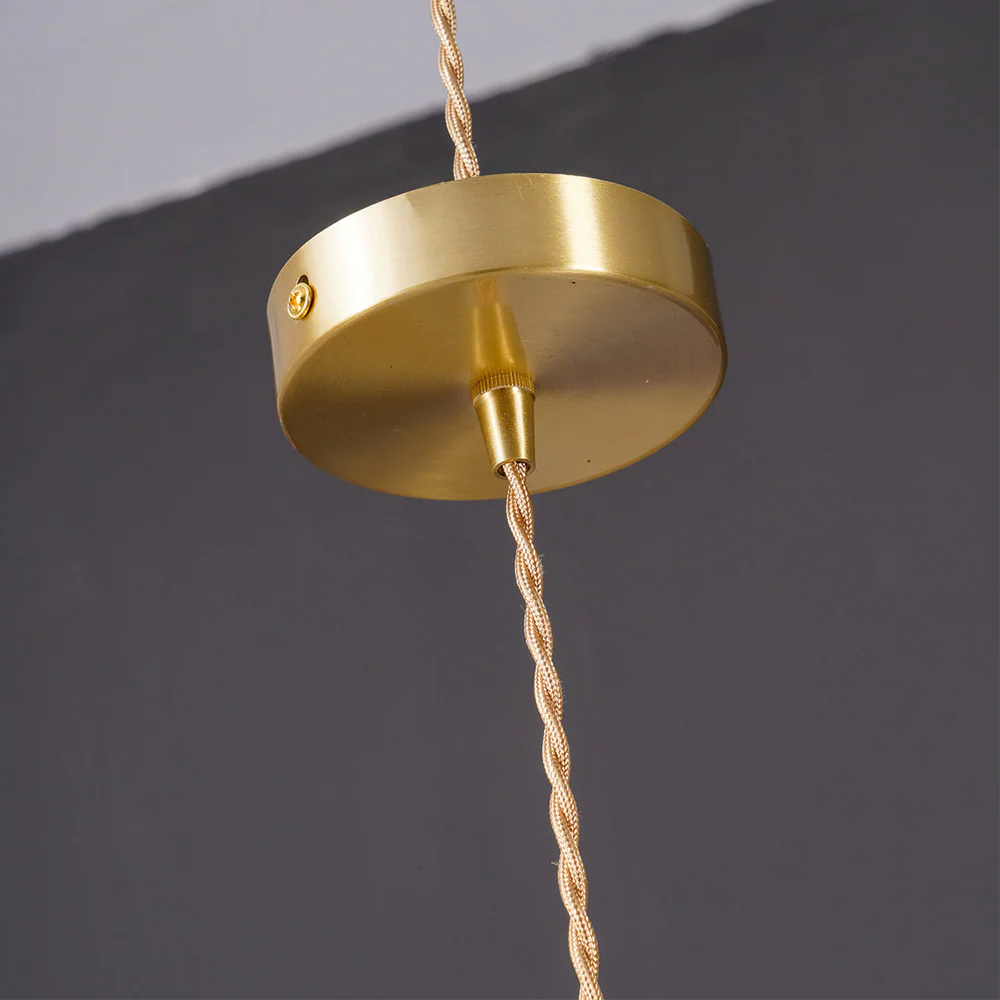Stylish Hibiscus Flower Glass Pendant Light - Image 18
