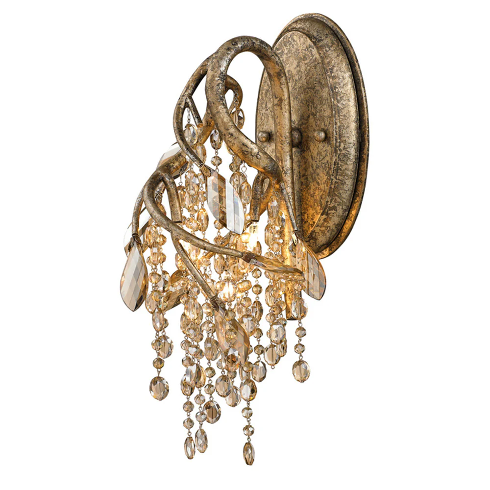 Vintage Autumn Twilight Metal Wall Lamp - Image 5