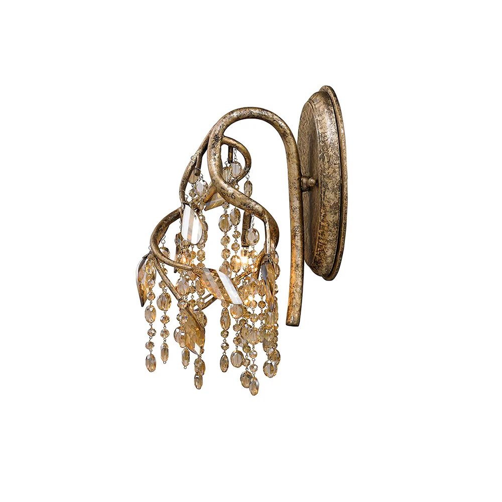 Vintage Autumn Twilight Metal Wall Lamp - Image 7