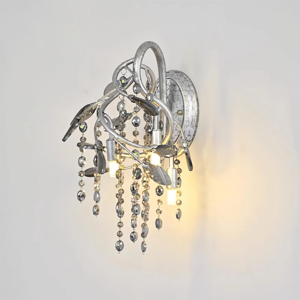 Vintage Autumn Twilight Metal Wall Lamp - Image 9
