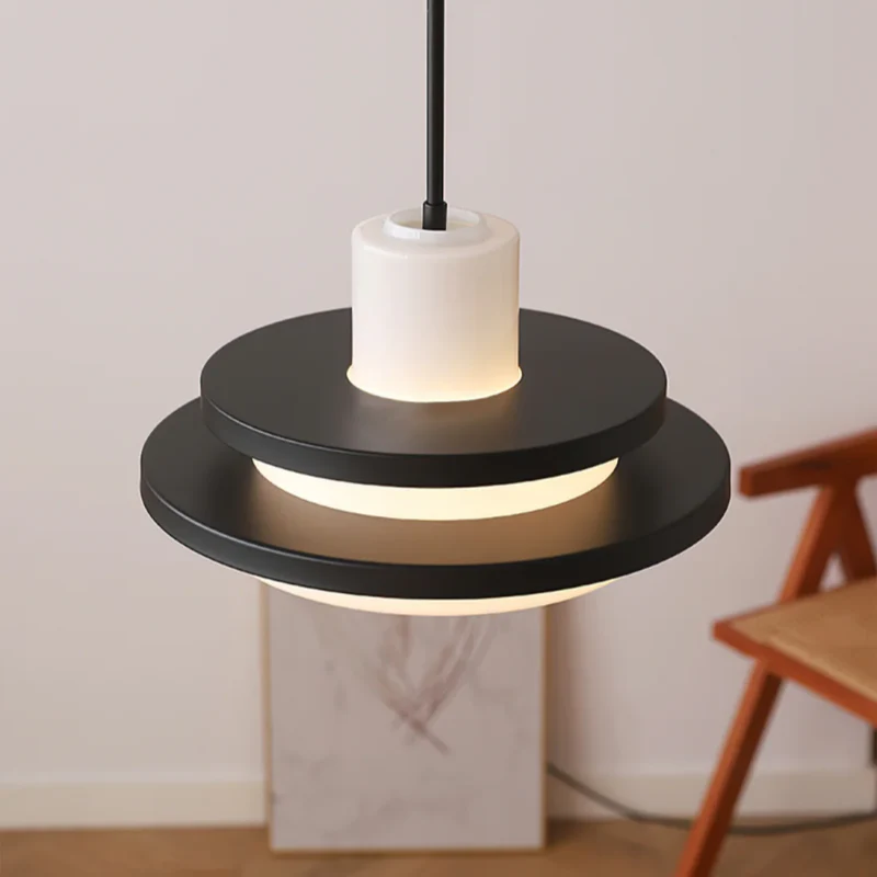 Vintage Bauhaus Equator Glass Pendant lamps - Image 3
