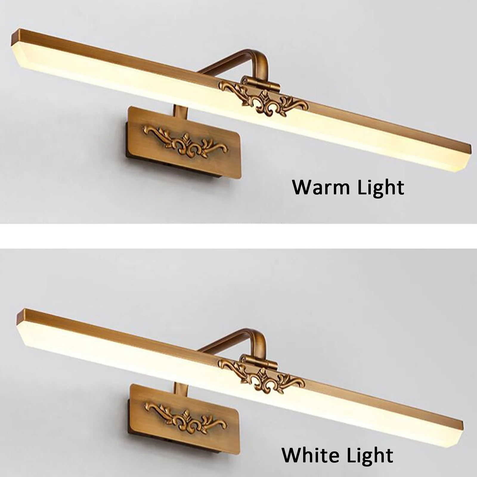 Vintage Bronze Metal Bathroom Vanity Wall Lighting - Image 7