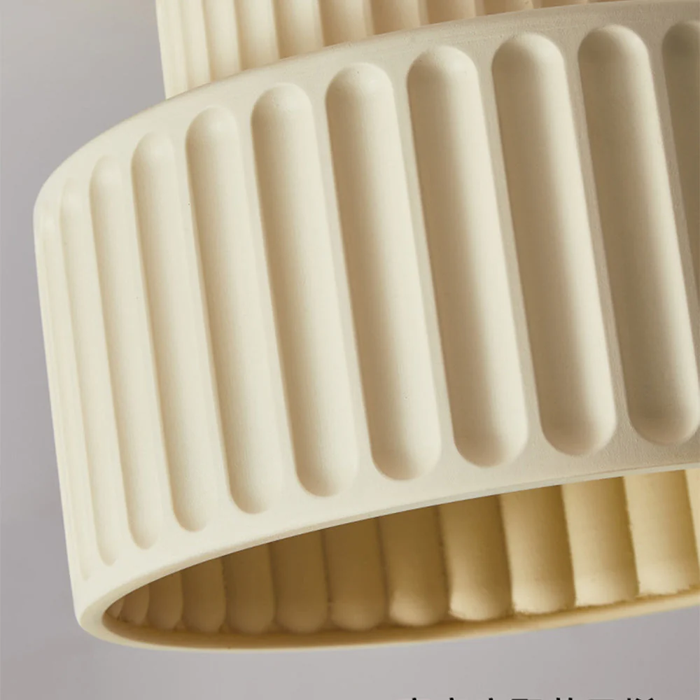 Vintage Cream Style Drum Semi Flush Mount Ceiling Lamp - Image 20