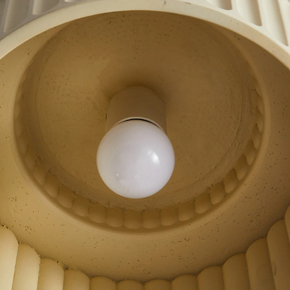 Vintage Cream Style Drum Semi Flush Mount Ceiling Lamp - Image 23