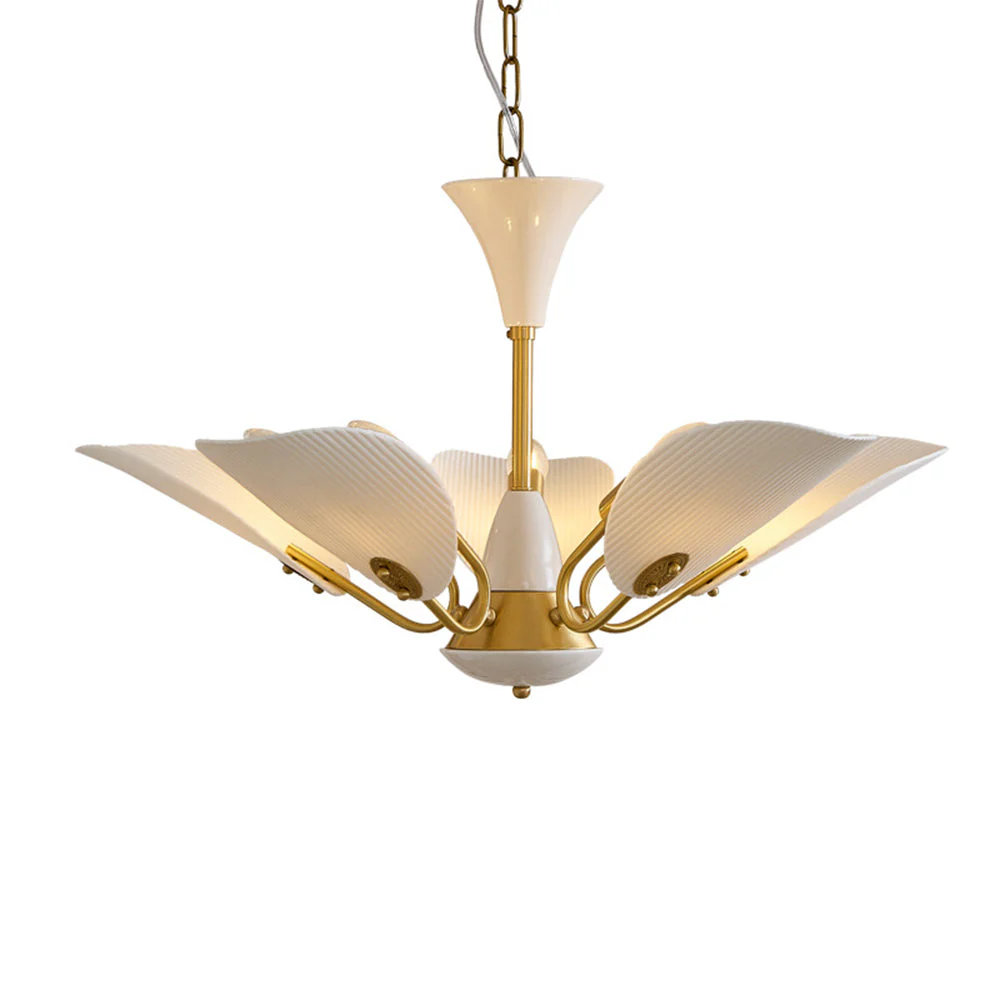 Vintage Creative Copper & Ceramic Pendant Light - Image 10