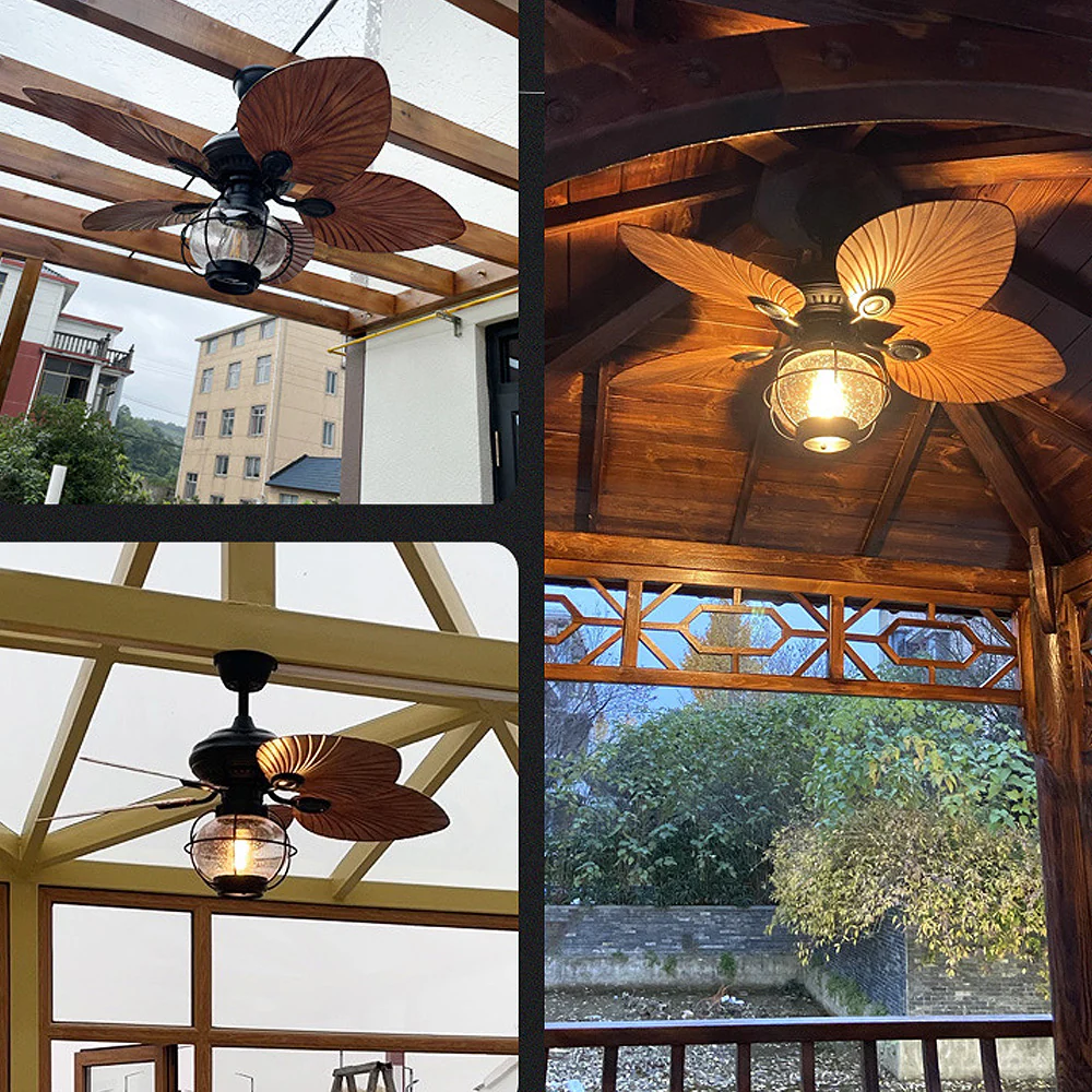 Retro Creative Flying Ceiling Fans with Outdoor Lights - Image 6