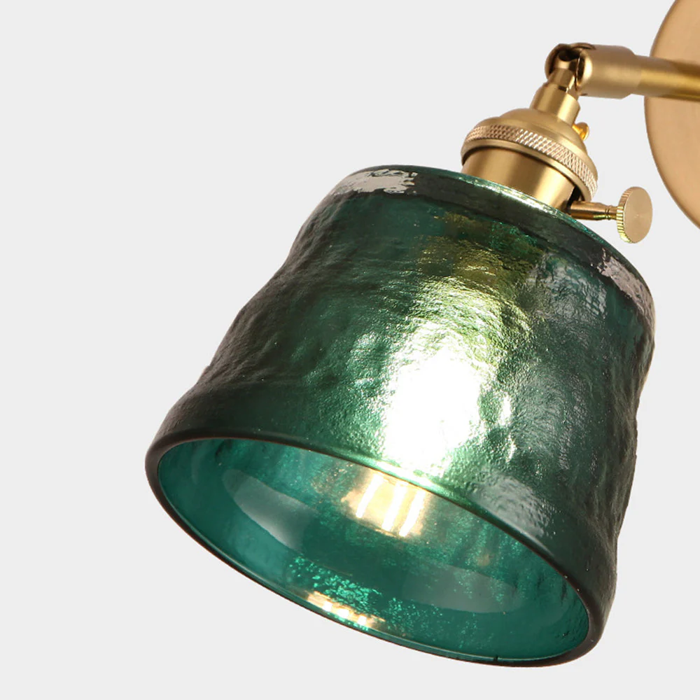 Vintage Glass Adjustable Wall Sconce - Image 18