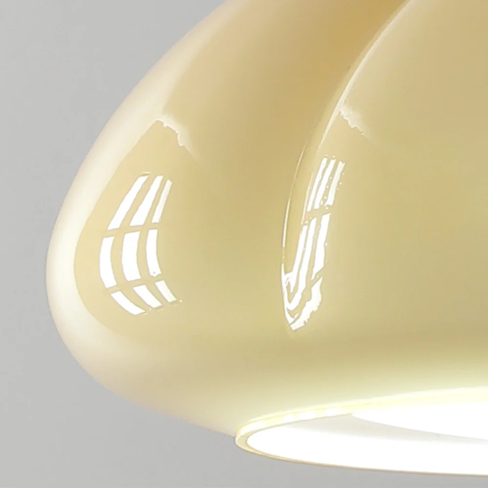Vintage Glass Pumpkin Pendant Light - Image 5